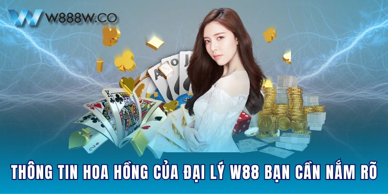 Thông tin hoa hồng của đại lý W88 bạn cần nắm rõ